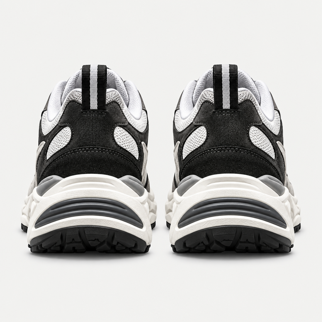 Kado Mono Form sneaker pair heel view