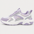 Lavender chunky sneaker outer side view