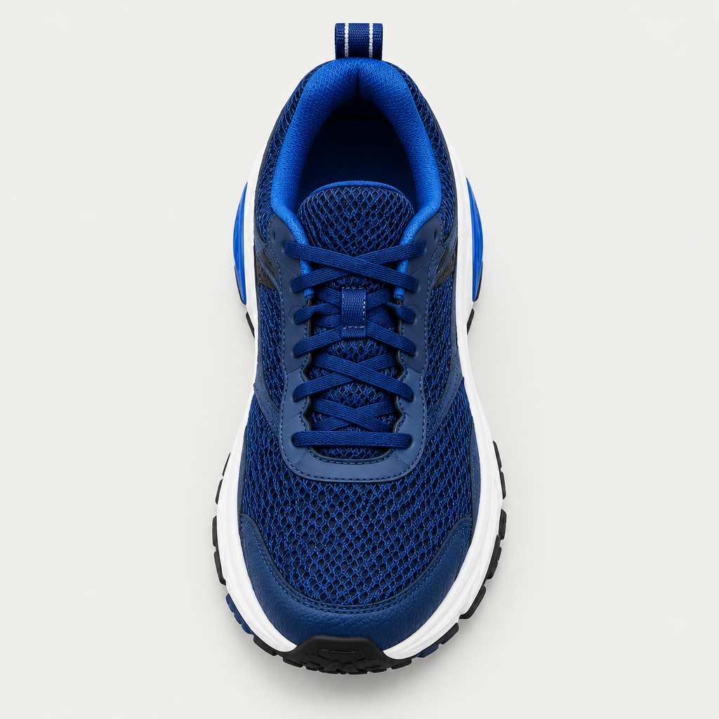 Single shoe elevated top view
